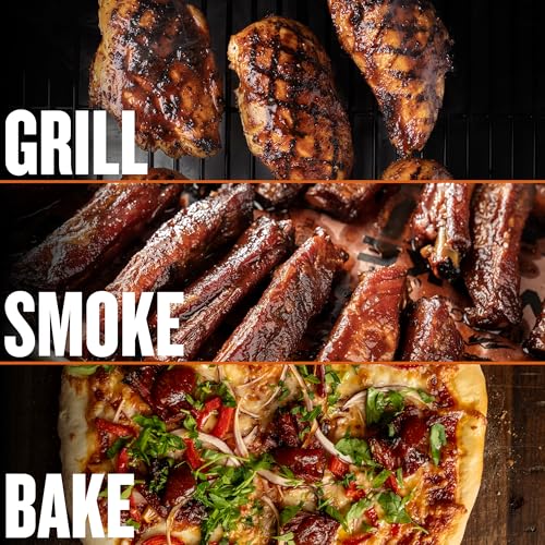Traeger Grills Woodridge Electric Wood Pellet Grill and Smoker, Wi-Fi Temperature Control up to 500 Degrees, 860 Sq. In. Cooking Capacity, 6-in-1 for Outdoor Grilling, Smoking, and BBQ, TFB86MLH - Image 4