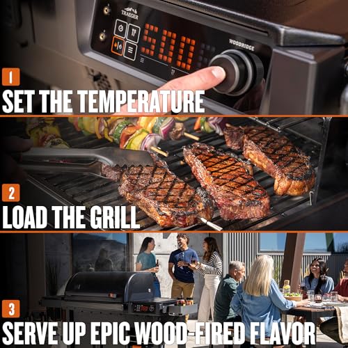 Traeger Grills Woodridge Electric Wood Pellet Grill and Smoker, Wi-Fi Temperature Control up to 500 Degrees, 860 Sq. In. Cooking Capacity, 6-in-1 for Outdoor Grilling, Smoking, and BBQ, TFB86MLH - Image 6
